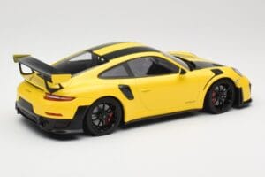 Porsche 911 991.2 GT2 RS Weissach Package イエロー ブラックホイール Minichamps 1:18 155068311 メタル - 画像 2/6
