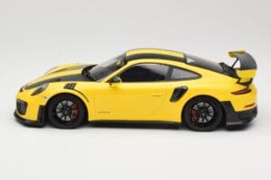 Porsche 911 991.2 GT2 RS Weissach Package イエロー ブラックホイール Minichamps 1:18 155068311 メタル - 画像 3/6
