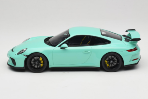 Porsche 911 991.2 GT3 ミントグリーン GT Spirit 1:18 GT550 レジン - 画像 3/6