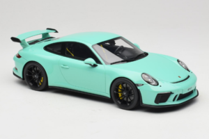 Porsche 911 991.2 GT3 ミントグリーン GT Spirit 1:18 GT550 レジン - 画像 4/6