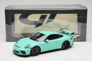 Porsche 911 991.2 GT3 ミントグリーン GT Spirit 1:18 GT550 レジン - 画像 6/6