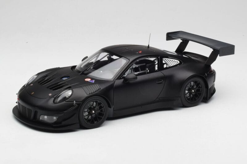 Porsche 911 991.2 GT3 R Matte Black Minichamps 1:18 155186901 メタル