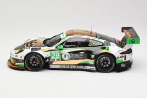 Porsche 911 991.2 GT3 R #28 Alegra Motorsports D. de Quesada / M. Morad Class Winners 24 Hours of Daytona 2017 Minichamps 1:1 - 画像 3/6