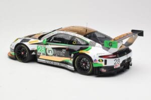 Porsche 911 991.2 GT3 R #28 Alegra Motorsports D. de Quesada / M. Morad Class Winners 24 Hours of Daytona 2017 Minichamps 1:1 - 画像 5/6
