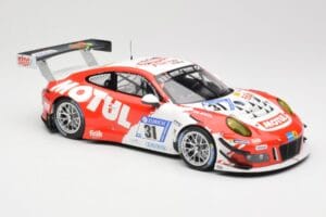 Porsche 911 991.2 GT3 R #31 Frikadelli Racing K. Bachler / M. Christensen 24 Hours of Nurburgring 2017 Minichamps 1:18 155176 - 画像 4/6