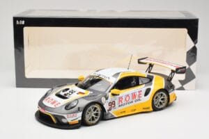Porsche 911 991.2 GT3 R #99 Rowe Racing D. Olsen / M. Campbell 24 Hours of Spa 2019 Minichamps 1:18 155196099 メタル - 画像 6/6