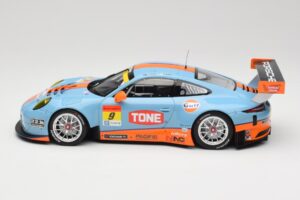 Porsche 911 991.2 GT3 R Pacific Gulf Racing #9 J. Lammers / K. Miura Super GT 300 Series 2017 Minichamps 1:18 155176909 メタル - 画像 3/6