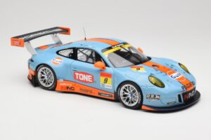 Porsche 911 991.2 GT3 R Pacific Gulf Racing #9 J. Lammers / K. Miura Super GT 300 Series 2017 Minichamps 1:18 155176909 メタル - 画像 4/6