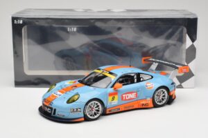 Porsche 911 991.2 GT3 R Pacific Gulf Racing #9 J. Lammers / K. Miura Super GT 300 Series 2017 Minichamps 1:18 155176909 メタル - 画像 6/6
