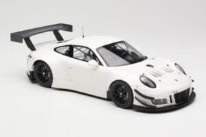 Porsche 911 991.2 GT3 R ホワイト ブラックホイール Minichamps 1:18 155186900 メタル - 画像 4/6