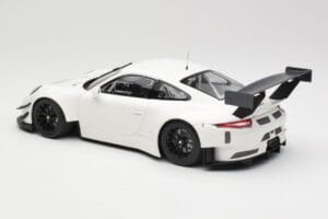 Porsche 911 991.2 GT3 R ホワイト ブラックホイール Minichamps 1:18 155186900 メタル - 画像 5/6