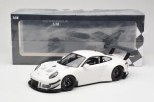 Porsche 911 991.2 GT3 R ホワイト ブラックホイール Minichamps 1:18 155186900 メタル - 画像 6/6