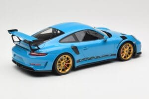 Porsche 911 991.2 GT3 RS ブルー ゴールドホイール Minichamps 1:18 155068222 メタル - 画像 2/6