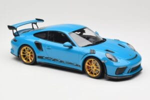 Porsche 911 991.2 GT3 RS ブルー ゴールドホイール Minichamps 1:18 155068222 メタル - 画像 4/6