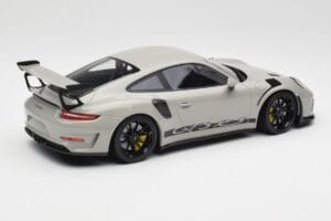 Porsche 911 991.2 GT3 RS Chalk Wording ブラックホイール Minichamps 1:18 153068230 メタル - 画像 2/6