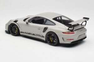 Porsche 911 991.2 GT3 RS Chalk Wording ブラックホイール Minichamps 1:18 153068230 メタル - 画像 5/6
