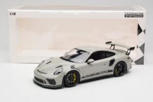 Porsche 911 991.2 GT3 RS Chalk Wording ブラックホイール Minichamps 1:18 153068230 メタル - 画像 6/6