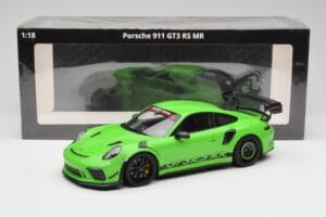 Porsche 911 991.2 GT3 RS Manthey Racing レーシンググリーン Minichamps 1:18 MR-911-GT3RS-1802 メタル - 画像 6/6