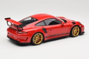 Porsche 911 991.2 GT3 RS レッド ゴールドホイール Minichamps 1:18 155068220 メタル - 画像 2/6