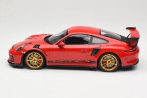 Porsche 911 991.2 GT3 RS レッド ゴールドホイール Minichamps 1:18 155068220 メタル - 画像 3/6