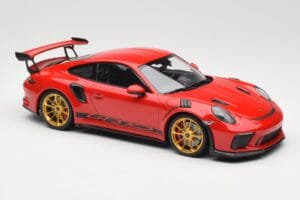 Porsche 911 991.2 GT3 RS レッド ゴールドホイール Minichamps 1:18 155068220 メタル - 画像 4/6