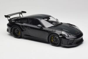 Porsche 911 991.2 GT3 RS Weissach Package ブラック & ブラックホイール Minichamps 1:18 153068228 メタル - 画像 4/6