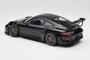 Porsche 911 991.2 GT3 RS Weissach Package ブラック シルバーマグネシウムホイール Minichamps 1:18 153068229 メタル - 画像 5/6