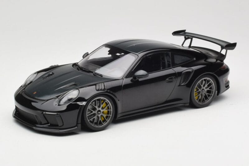 Porsche 911 991.2 GT3 RS Weissach Package ブラック シルバーマグネシウムホイール Minichamps 1:18 153068229 メタル
