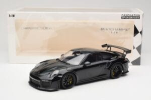 Porsche 911 991.2 GT3 RS Weissach Package ブラック ブラックホイール Minichamps 1:18 153068321 メタル - 画像 6/6