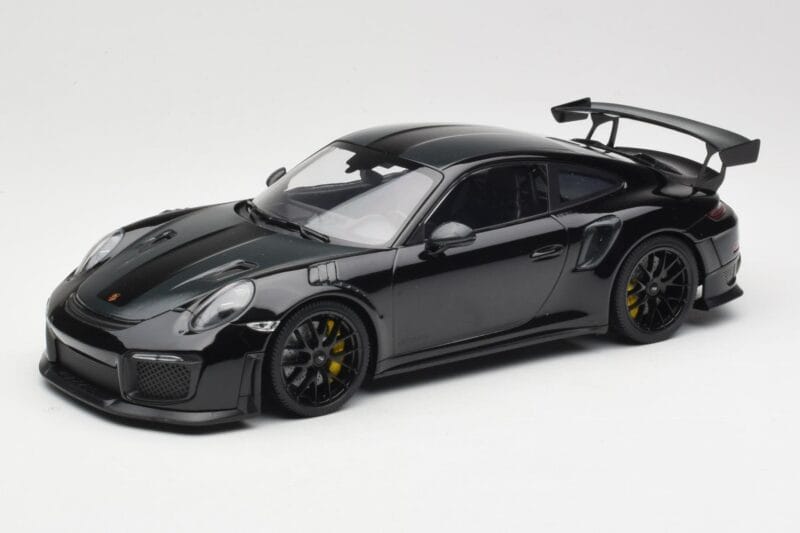 Porsche 911 991.2 GT3 RS Weissach Package ブラック ブラックホイール Minichamps 1:18 153068321 メタル