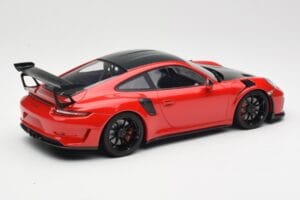 Porsche 911 991.2 GT3 RS Weissach Package レッド ブラックホイール Minichamps 1:18 155068230 メタル - 画像 2/6