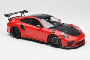 Porsche 911 991.2 GT3 RS Weissach Package レッド ブラックホイール Minichamps 1:18 155068230 メタル - 画像 4/6