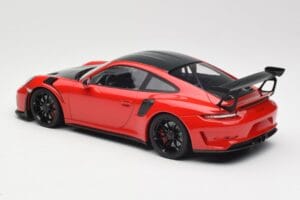 Porsche 911 991.2 GT3 RS Weissach Package レッド ブラックホイール Minichamps 1:18 155068230 メタル - 画像 5/6