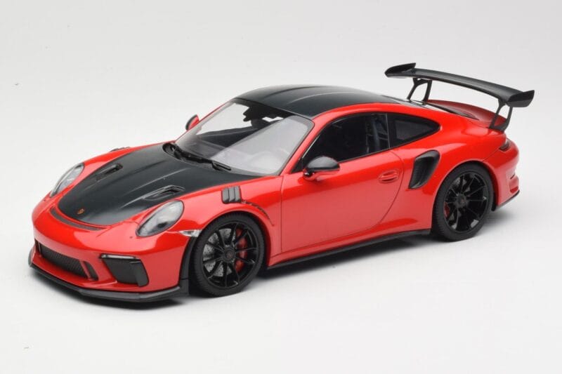 Porsche 911 991.2 GT3 RS Weissach Package レッド ブラックホイール Minichamps 1:18 155068230 メタル