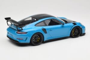 Porsche 911 991.2 GT3 RS Weissach Package Shark Blue ブラックマグネシウムホイール Minichamps 1:18 153068224 メタル - 画像 2/6