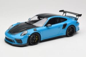 Porsche 911 991.2 GT3 RS Weissach Package Shark Blue ブラックマグネシウムホイール Minichamps 1:18 153068224 メタル