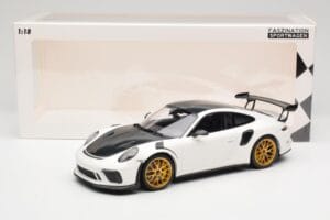 Porsche 911 991.2 GT3 RS Weissach Package ホワイト ゴールドマグネシウムホイール Minichamps 1:18 153068238 メタル - 画像 6/6