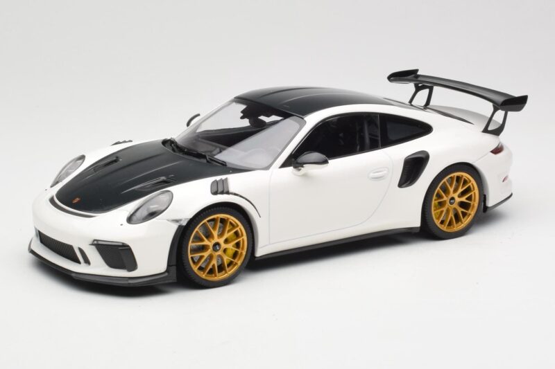 Porsche 911 991.2 GT3 RS Weissach Package ホワイト ゴールドマグネシウムホイール Minichamps 1:18 153068238 メタル