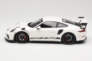 Porsche 911 991.2 GT3 RS ホワイト ブラックホイール Minichamps 1:18 155068224 メタル - 画像 3/6
