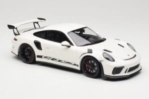 Porsche 911 991.2 GT3 RS ホワイト ブラックホイール Minichamps 1:18 155068224 メタル - 画像 4/6