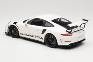 Porsche 911 991.2 GT3 RS ホワイト ブラックホイール Minichamps 1:18 155068224 メタル - 画像 5/6