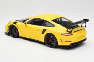 Porsche 911 991.2 GT3 RS イエロー ブラックホイール Minichamps 1:18 155068231 メタル - 画像 5/6
