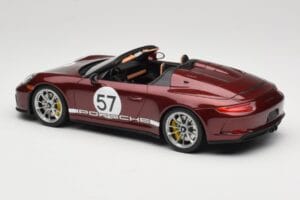 Porsche 911 991.2 Speedster Heritage Edition Cherry Metallic GT Spirit 1:18 GT929 レジン - 画像 5/6