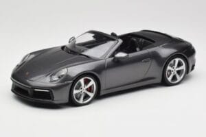 Porsche 911 992 Carrera 4S カブリオレ Agate Grey Metallic Minichamps 1:18 155067336 メタル