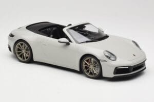Porsche 911 992 Carrera 4S カブリオレ グレー Minichamps 1:18 155067335 メタル - 画像 4/6
