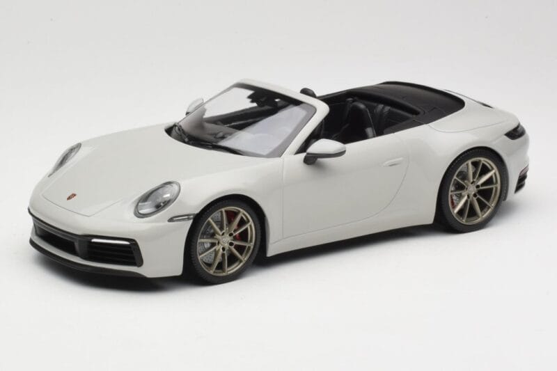 Porsche 911 992 Carrera 4S カブリオレ グレー Minichamps 1:18 155067335 メタル