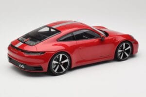 Porsche 911 992 Carrera 4S Carmine Red Minichamps 1:18 155067326 メタル - 画像 2/6