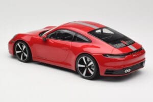 Porsche 911 992 Carrera 4S Carmine Red Minichamps 1:18 155067326 メタル - 画像 5/6