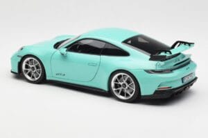Porsche 911 992 GT3 ミントグリーン Norev 1:18 187316 メタル - 画像 7/8