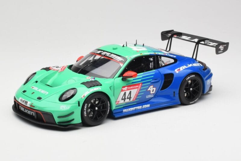 Porsche 911 992 GT3 R Falken #44 D. Eriksson / T. Heinemann 24 Hours of Nurburgring 2023 Minichamps 1:18 113236344 メタル